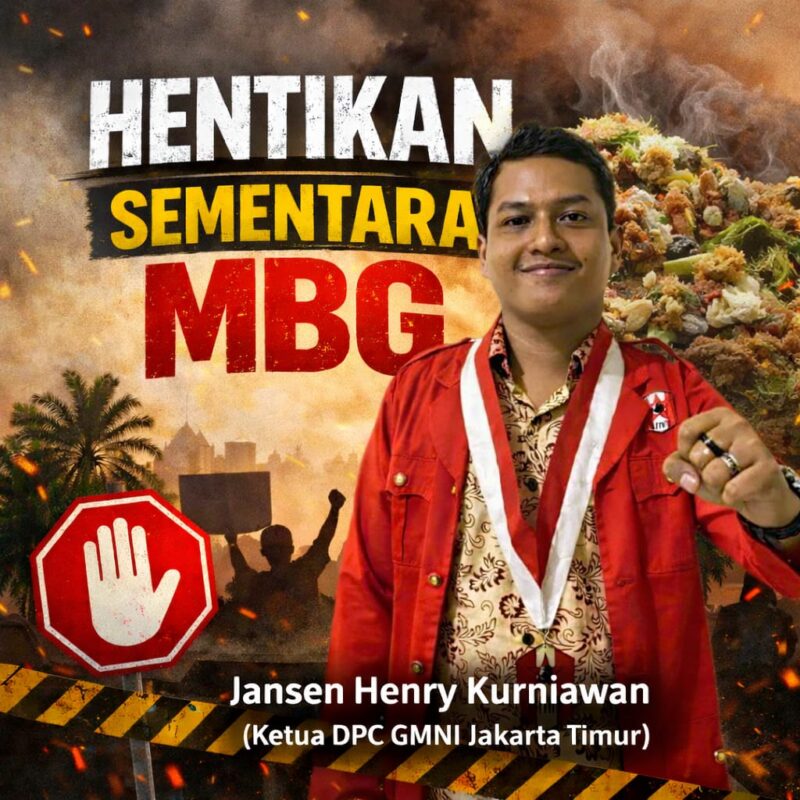 Foto: FOTO: GMNI Jakarta Timur Desak Hentikan Sementara Program MBG