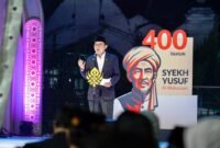 Kementerian Kebudayaan menggelar peringatan 400 tahun kelahiran Syekh Yusuf Al-Makassari di kawasan Masjid Agung Banten Lama, sebagai momentum memperkuat warisan budaya dan identitas Indonesia di tingkat global.