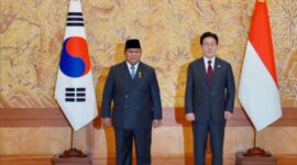 Presiden Prabowo Subianto bersama Presiden Korea Selatan, Lee Jae Myung saat kunjungan ke Korsel (Foto: Instagram PresidenRI Prabowo Subianto)