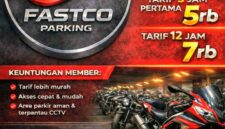 Foto: Fastco Parking yang dikelola oleh PT Fastco Adidaya Sentosa menghadirkan program promo menarik bagi pengguna kendaraan roda dua, khususnya bagi pelanggan yang mendaftar sebagai member.
Dalam program promosi terbarunya, dikutip, Sabtu (4/4/2026). (Dok-Istimewa)