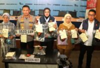 Foto: Konferensi Pers kasus dugaan tidak kekerasan seksual oleh driver online di Harmoni, Jakarta Pusat, Senin (6/4/2026). (Dok-Istimewa)