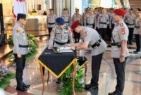 Foto: Polda Metro Jaya kembali melakukan penyegaran struktur kepemimpinan melalui serah terima jabatan (sertijab) tiga posisi strategis, Senin (6/4/2026). (Dok-Istimewa)