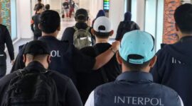 Foto: Tim Set NCB Interpol Divhubinter Polri berhasil menangkap buronan kasus narkotika berinisial AFT di Penang pada Minggu (5/4/2026) pukul 13.44 waktu setempat. (Dok-Istimewa)