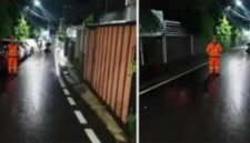 Foto jalan di Kalisari yang dipenuhi mobil, dan foto hasil AI (Foto: Ist.)