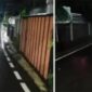 Foto jalan di Kalisari yang dipenuhi mobil, dan foto hasil AI (Foto: Ist.)