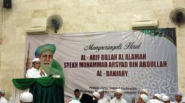 Foto: Peringatan Haul ke-220 ulama besar Nusantara, Maulana Syekh Muhammad Arsyad Bin Abdullah Al-Banjari, Sabtu (11/4/2026). (Dok-Istimewa)