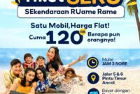 Foto: Taman Impian Jaya Ancol kembali meluncurkan program promosi untuk menarik minat wisatawan domestik. Mulai 15 April 2026, pengelola kawasan wisata tersebut memberlakukan tarif masuk flat sebesar Rp120.000 per mobil pribadi non-komersial, tanpa batasan jumlah penumpang di dalam kendaraan, Jumat (17/4/2026). (Dok-Istimewa)