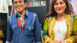 Foto: Raja Dangdut Roma Irama (kiri), Mega Makcik (kanan). (Dok-Istimewa)