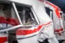 Foto: Tangkapan layar video viral tabrakan kereta KRL dengan kereta jarak jauh Argo Bromo Anggrek, Senin malam (27/4/2026). (Dok-Istimewa)