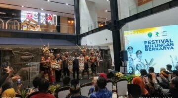 Foto: Pemerintah Kabupaten Bulungan, Kalimantan Utara, terus memperkuat strategi promosi potensi daerah melalui penyelenggaraan Festival Bulungan Berkarya yang digelar di Sarinah, Kamis (30/4/2026). (Dok-okj/fn)