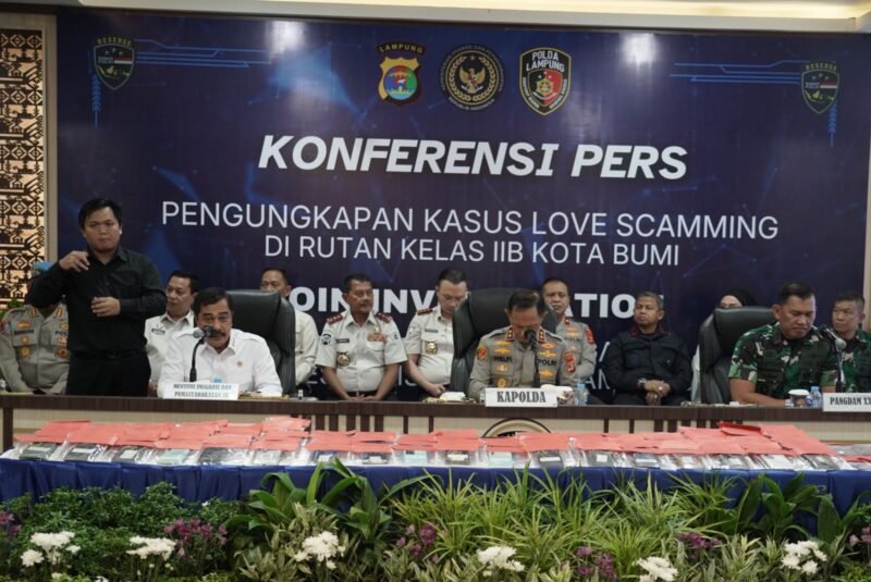 Agus Andrianto menegaskan komitmennya dalam memberantas praktik love scamming yang melibatkan warga binaan maupun petugas di lingkungan pemasyarakatan.