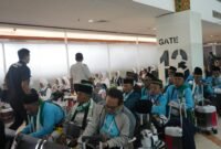 Kantor Imigrasi Kelas I Khusus TPI Surabaya mencatat sebanyak 37.179 calon jemaah haji Indonesia telah diberangkatkan menuju Arab Saudi melalui Embarkasi Surabaya hingga 18 Mei 2026.