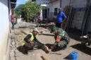 Foto: Babinsa Desa Tanjungsari, Serma Danny, anggota Koramil Tipe B 0807/02 Boyolangu
