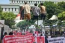 Setelah melakukan aksi di Pengadilan Tinggi Medan Para massa aksi yang tergabung dalam aliansi millenial, warga, dan konsumen perumahan pondok alam mendatangi gedung mahkamah agung di jakarta tujuan dan tuntutan nya sama yaitu untuk meminta keadilan dan kepastian hukum,