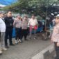Foto: Kapolsek Tambora AKP Wahyu Hidayat memberikan arahan kepada personel pengamanan saat melakukan pengecekan kesiapan pengamanan lintasan unjuk rasa dalam rangka peringatan Hari Kebangkitan Nasional di kawasan depan Mall Seasons City, Tambora, Jakarta Barat, Rabu (20/5/2026).