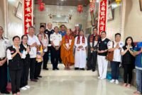 Foto: Lembaga Pemasyarakatan Kelas I Medan menggelar silaturahmi tokoh lintas agama dalam rangka menyambut Hari Raya Waisak 2570 BE/2026 di Aula Gedung II Lantai 2 Lapas Kelas I Medan, Rabu (20/5/2026).
