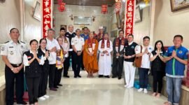 Foto: Lembaga Pemasyarakatan Kelas I Medan menggelar silaturahmi tokoh lintas agama dalam rangka menyambut Hari Raya Waisak 2570 BE/2026 di Aula Gedung II Lantai 2 Lapas Kelas I Medan, Rabu (20/5/2026).
