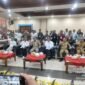 Foto: Bersama peserta dan penguji usai pembukaan Uji Kompetensi Wartawan (UKW) Angkatan ke-65 yang digelar PWI DKI Jaya di Gedung Serbaguna Besar Kantor Wali Kota Jakarta Pusat, Jalan Tanah Abang I, Gambir, Senin (25/5/2026).