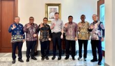 Foto: Delegasi Ordinariatus Castrensis Indonesia (OCI) dipimpin Wakil Uskup TNI-Polri Rm. Yos Bintoro, Pr melakukan audiensi perdana dengan Kedutaan Besar Vatikan di Jakarta, Rabu (20/5/2026).