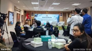 Foto: Diskusi Media di momentum peringatan 18 tahun lahirnya Undang-Undang Nomor 14 Tahun 2008 tentang Keterbukaan Informasi Publik, digelar Komisi Informasi Pusat, pada Kamis (30/4/2026). (Dok-okj/fn)