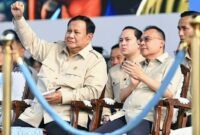 Foto: Presiden RI, Prabowo Subianto saat menghadiri May Day 2026 di Monumen Nasional (Monas), Jumat (1/5/2026). (Dok-Istimewa)
