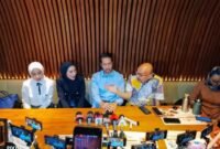 Foto: Konferensi Pers Klarifikasi Kasus dugaan pencemaran nama baik Erin Anthony mantan Istri Andre Taulany di Kawasan Senayan, Jakarta, Selasa (5/5/2026). (Dok-okj/fn)