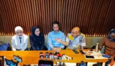 Foto: Konferensi Pers Klarifikasi Kasus dugaan pencemaran nama baik Erin Anthony mantan Istri Andre Taulany di Kawasan Senayan, Jakarta, Selasa (5/5/2026). (Dok-okj/fn)