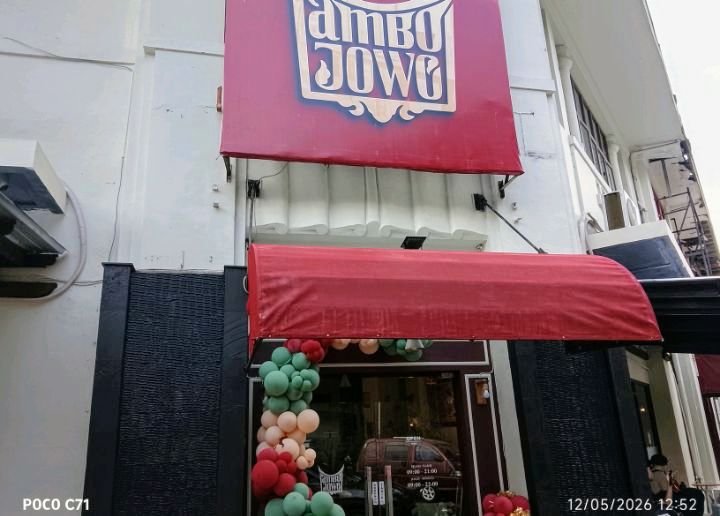 Foto: Ambo Jowo rumah makan dengan konsep unik hadir di kawasan strategis Jalan Veteran I No. 32, Gambir, Jakarta Pusat. (Dok-okj/fn)