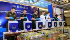 Foto: Bareskrim Polri bersama Bank Indonesia dan unsur Badan Koordinasi Pemberantasan Rupiah Palsu (Botasupal) melaksanakan konferensi pers dan seremonial pemusnahan uang rupiah palsu di Kantor Pusat Bank Indonesia, Jakarta, Rabu (13/5/2026). (Dok-Istimewa)