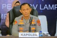 Foto: Kapolda Lampung Irjen Pol Helfi Assegaf, Melaksanakan Konfrensi Pers Tindak Pidana Perdagangan Orang (TPPO) Anak di bawah umur. (Dok-Istimewa)
