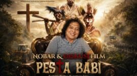 Foto: Kolase Deolipa Yumara dan Player Nobar Film Pesta Babi. (Dok-okj/fn)