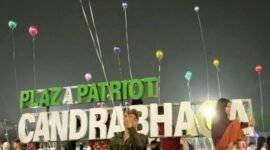 Foto: Balon Terbang Jadi Magnet Hiburan Akhir Pekan Warga di Plaza Patriot Chandrabhaga. (Dok-Istimewa)