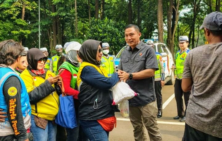 Foto: Lewat Sabtu Peduli, Polda Metro Jaya Perkuat Kolaborasi dengan Sabuk Kamtibmas. (Dok-Istimewa)