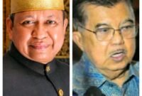Foto: Kolase, Dr. Mansur, S.H., M.M. dan Wakil Presiden ke-10 dan ke-12 RI, Jusuf Kalla. (Dok-Istimewa)