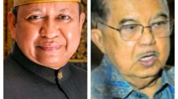 Foto: Kolase, Dr. Mansur, S.H., M.M. dan Wakil Presiden ke-10 dan ke-12 RI, Jusuf Kalla. (Dok-Istimewa)