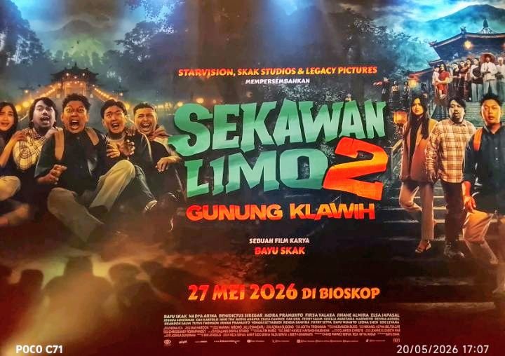 Foto: Poster Film Sekawan Limo 2 Gunung Klawih. (Dok-okj/fn)