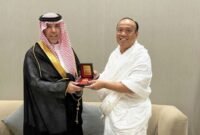 Foto: Wakil Kepala Kepolisian Negara Republik Indonesia (Wakapolri) Komjen Pol. Prof. Dr. Dedi Prasetyo, S.H., M.Hum., M.Si., M.M., bersama tim melakukan lawatan resmi dan pertemuan strategis dengan jajaran Presidency of State Security (PSS) Arab Saudi di Kantor PSS, Kota Riyadh, Jumat (22/5/2026). (Dok-Istimewa)