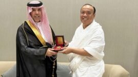 Foto: Wakil Kepala Kepolisian Negara Republik Indonesia (Wakapolri) Komjen Pol. Prof. Dr. Dedi Prasetyo, S.H., M.Hum., M.Si., M.M., bersama tim melakukan lawatan resmi dan pertemuan strategis dengan jajaran Presidency of State Security (PSS) Arab Saudi di Kantor PSS, Kota Riyadh, Jumat (22/5/2026). (Dok-Istimewa)