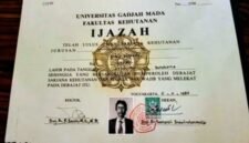 Foto: Ijazah Presiden ke-7 Republik Indonesia, Joko Widodo. (Dok-Istimewa)