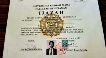 Foto: Ijazah Presiden ke-7 Republik Indonesia, Joko Widodo. (Dok-Istimewa)