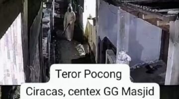 Foto: Teror pocong di Ciracas, Jakarta Timur. (Dok-Ig/@humaspolsekciracas)
