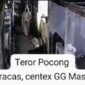 Foto: Teror pocong di Ciracas, Jakarta Timur. (Dok-Ig/@humaspolsekciracas)