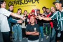 Foto: Atep, Ismed Sofyan dan Afif Xafi Turun Lapangan Bersama Dua Fans Klub Besar Untuk 
Mendukung Anak Pejuang Kanker di Cepak Bola. (Dok-Istimewa)