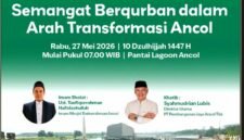 Foto: Flyer Menyambut Hari Raya Idul Adha 1447 H - Semangat Berqurban Dalam Arah Transformasi Ancol. (Dok-Istimewa)