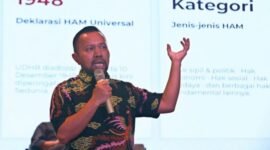 BANDUNG — Kementerian Hak Asasi Manusia (KemenHAM) Republik Indonesia menegaskan pentingnya peran jurnalis yang independen, berbasis fakta, dan memiliki sensitivitas terhadap korban dalam peliputan isu hak asasi manusia (HAM).