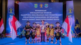 Hal itu disampaikan Supratman saat meresmikan Pos Bantuan Hukum (Posbankum) Kampung dan Kelurahan Provinsi Papua Barat dan Papua Barat Daya di Sorong, Se;asa (20/5).