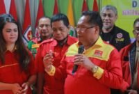 Foto: Ketua Umum SOKSI, Ali Wongso Sinaga, menyampaikan pandangannya terkait dinamika pembangunan di Papua Selatan saat memberikan keterangan kepada media di Jakarta,