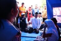 Wali Kota Jakarta Pusat, Arifin, meninjau langsung lokasi pengungsian warga terdampak kebakaran di RT 09 RW 07, Kelurahan Tanah Tinggi, Kecamatan Johar Baru, Jumat (5/6/2026).