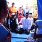 Wali Kota Jakarta Pusat, Arifin, meninjau langsung lokasi pengungsian warga terdampak kebakaran di RT 09 RW 07, Kelurahan Tanah Tinggi, Kecamatan Johar Baru, Jumat (5/6/2026).