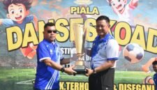 Sekolah Staf dan Komando Angkatan Darat menggelar Turnamen Sepak Bola Piala Danseskoad dalam rangka Hari Ulang Tahun ke-75 Seskoad di Lapangan Melati Mekar Seskoad.